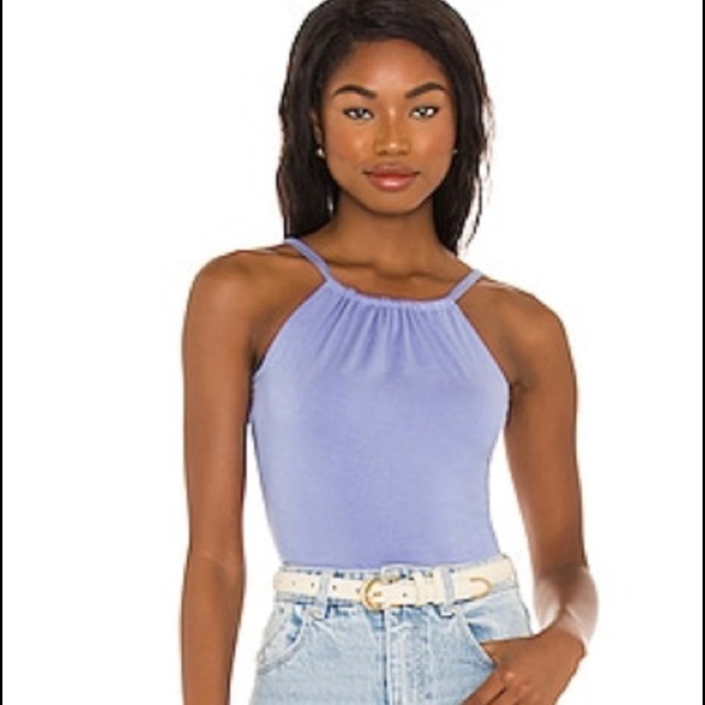 𝅺REVOLVE LOVERS + FRIENDS Powder Blue Isabel Bodysuit NWT Size Large